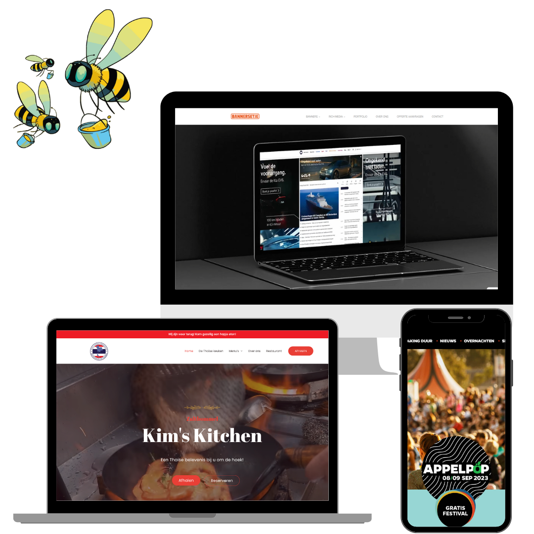 Bee interactive - Website design